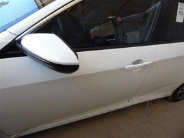 2016 Honda Civic EX-L White Sedan 1.5L Turbo AT #A24914